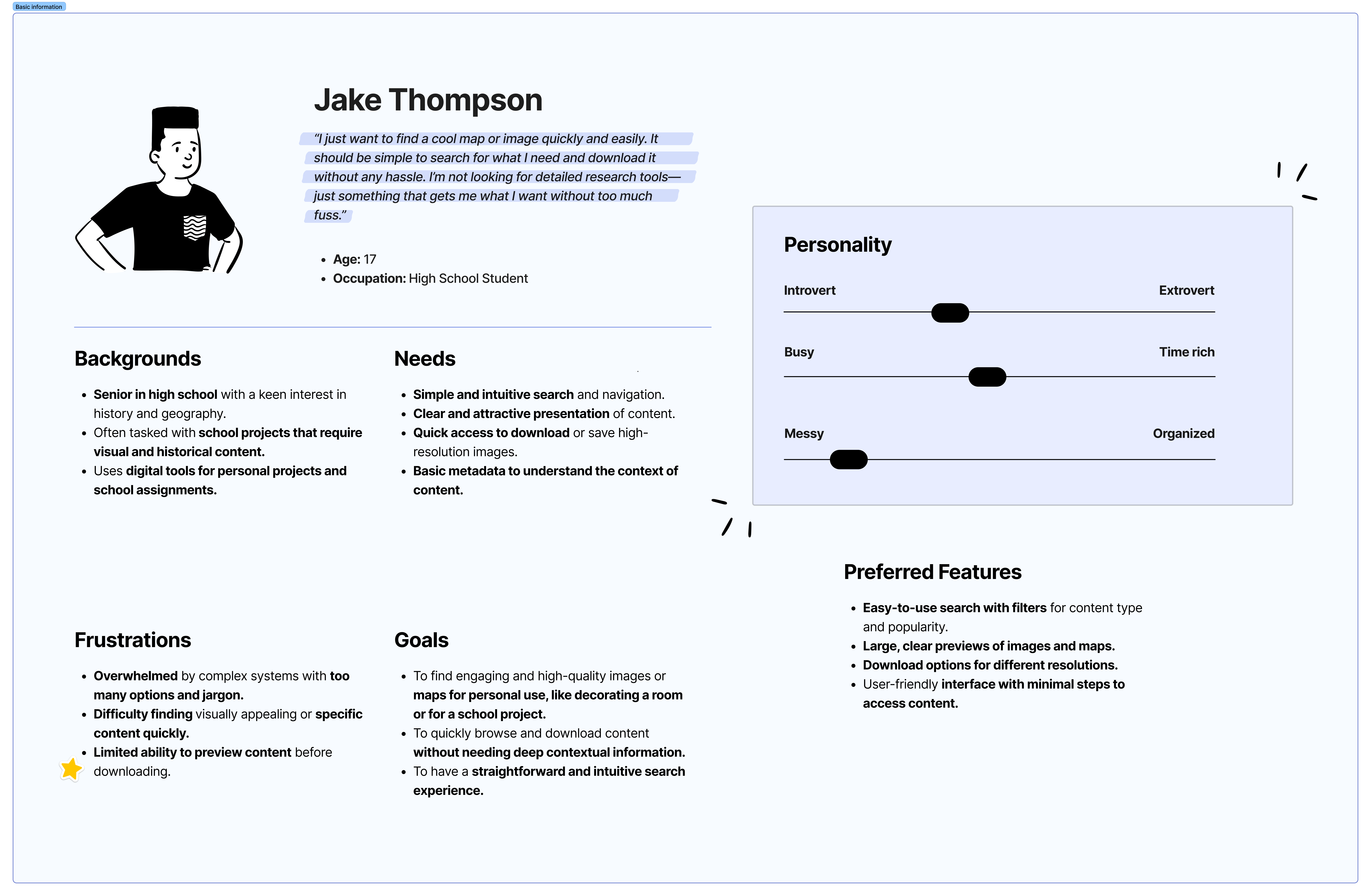 novice user persona
