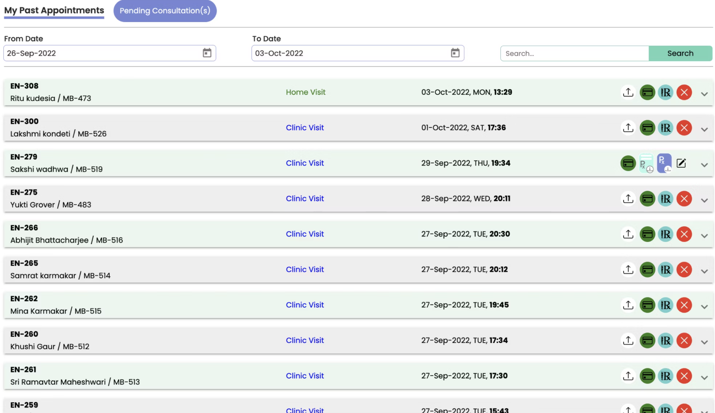 Old Way to Manage Appointments
